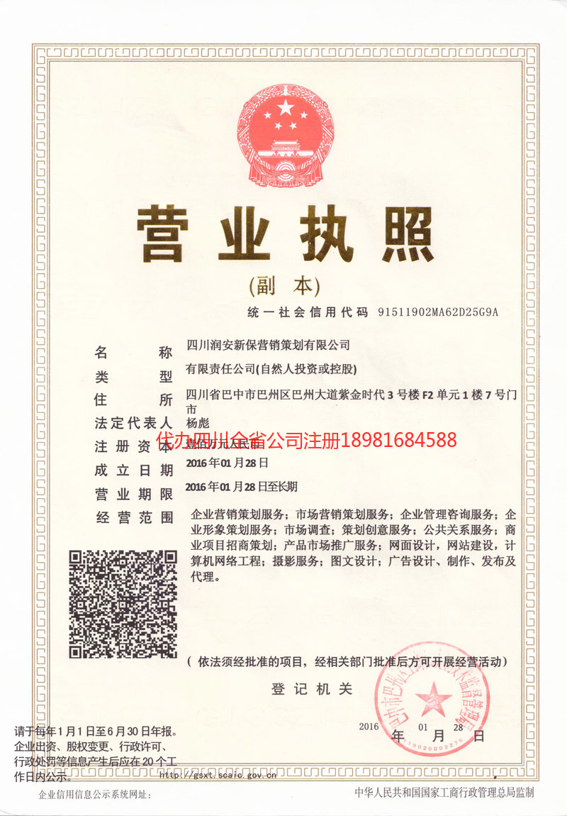 泸县泸县润安新保营销策划有限公司